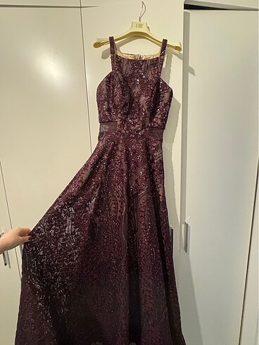 İlmio bordo abiye - Görsel 5