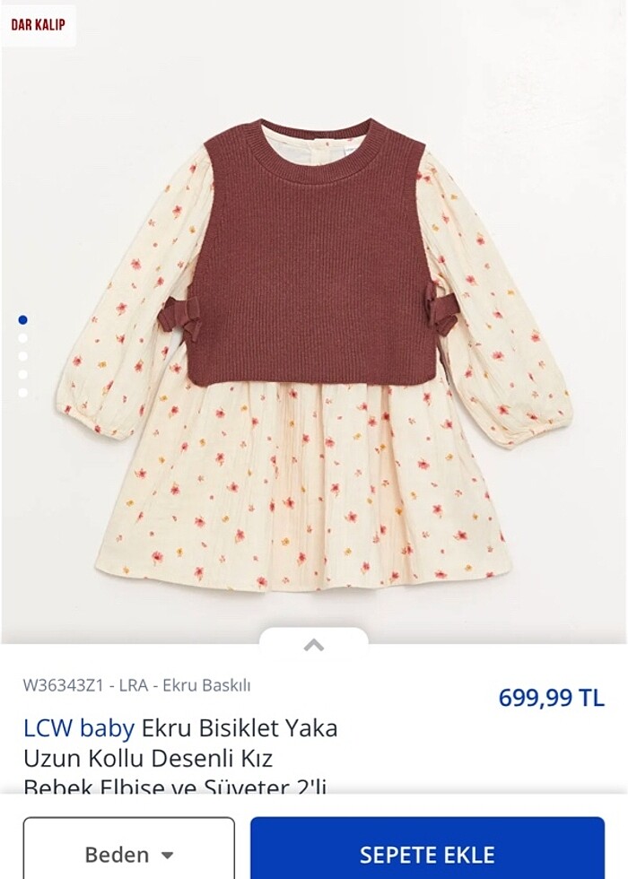 Lcw elbise ve süveteri - Görsel 5