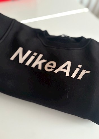 Erkek Siyah NikeAir Sweatshirt ve Eşofman - Görsel 2