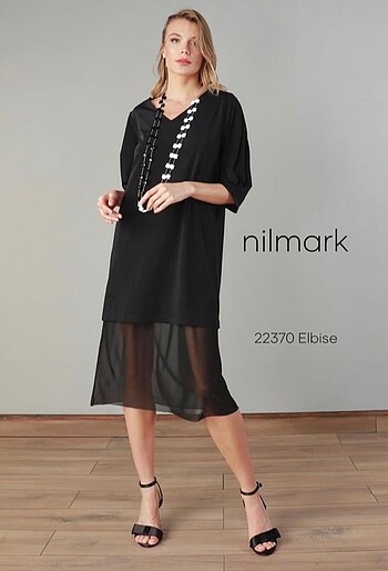 nilmark Siyah elbise