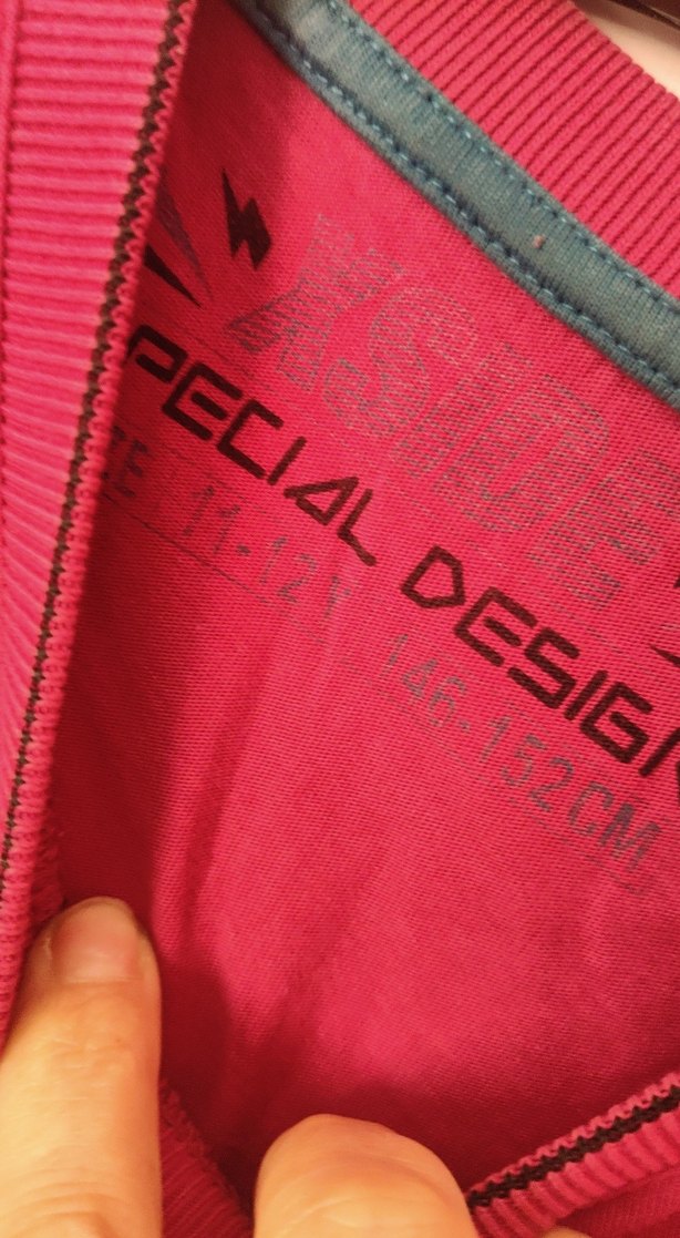 Pembe Baskılı unisex tisort - Görsel 2