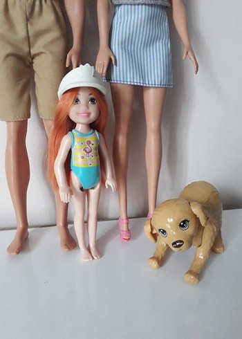 Beden Barbie ken ve chealse bebekler