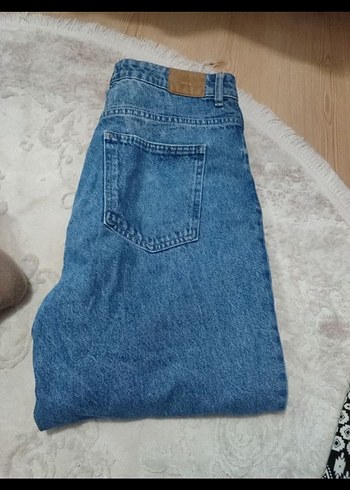 31 Beden Kadın Mavi Denim Midi Boy Kot Pantolon