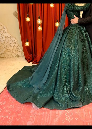 Tesettür nişanlık elbise - Görsel 7