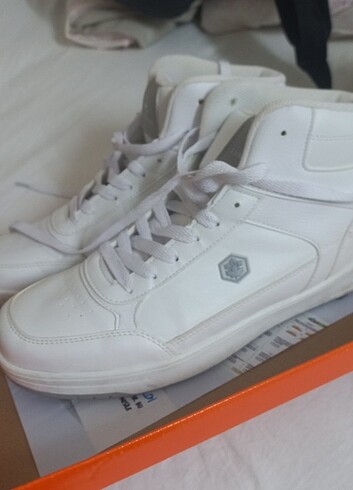 39 Beden lumberjack 39 numara beyaz sneaker ayakkabı