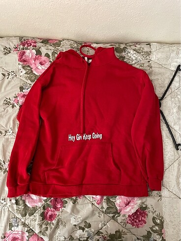 koton kirmizi sweatshirt s beden