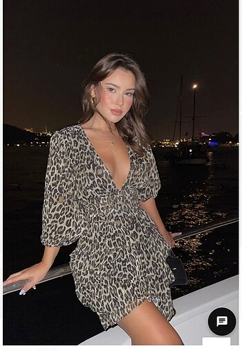 New arrivals leopar elbise