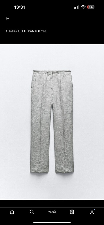 Zara gri pantolon