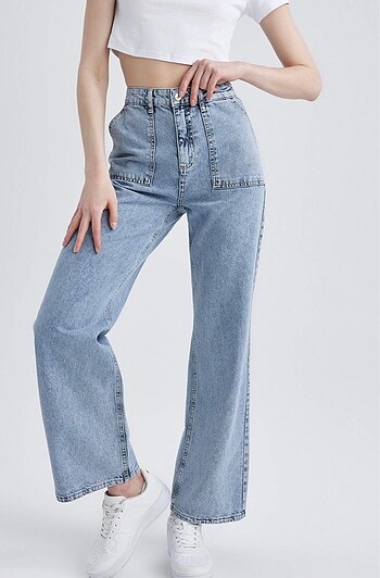 Geniş paça jean