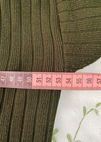 Kadın Haki Uzun Triko Takım - Görsel 5