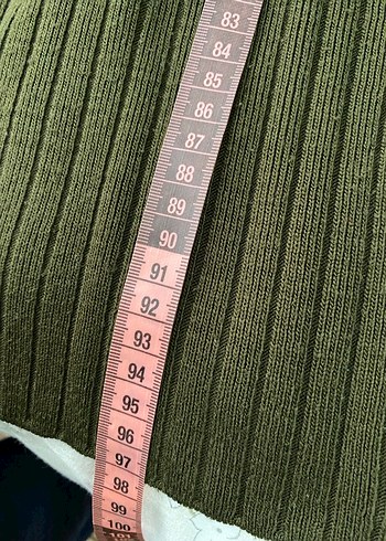 Kadın Haki Uzun Triko Takım - Görsel 8