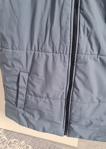 Gri Fermuarlı Erkek Yelek - Görsel 4