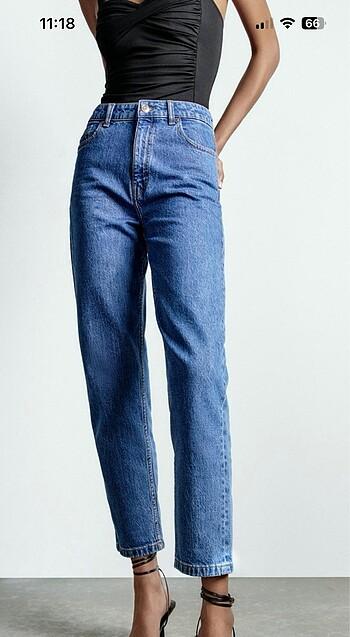 Zara mom fit jean