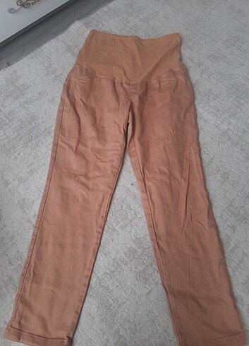 38 Beden camel Renk Hamile pantalonu 