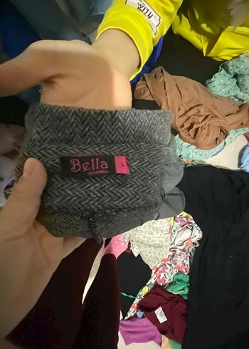 Düğmeli Gri Midi Yün Ceket - Görsel 3