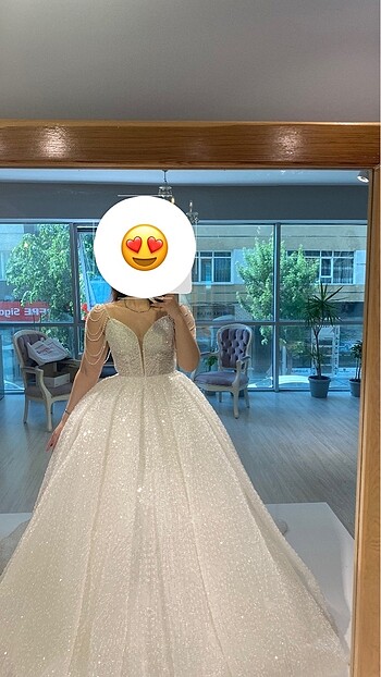 s Beden beyaz Renk Taşlı prenses model gelinlik