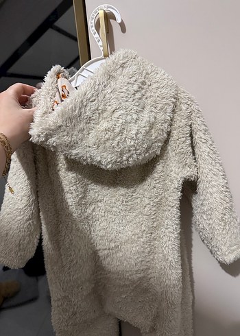 Bej Kürklü Bebek Tulum - Görsel 2