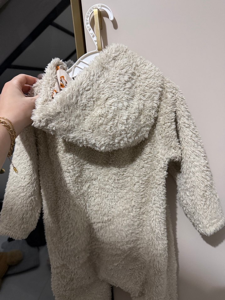 Bej Kürklü Bebek Tulum - Görsel 2