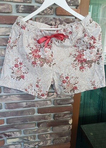 xl Beden çeşitli Renk Şortlu pijama takımı 
