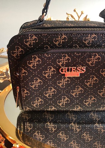 Beden Guess Kahverengi Baskılı Modern Klasik Çanta