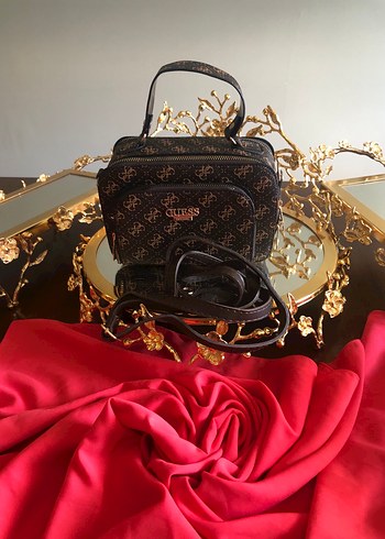 Guess Guess Kahverengi Baskılı Modern Klasik Çanta