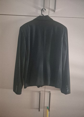 Zara Düğmeli siyah Kadın Ofis Blazeri