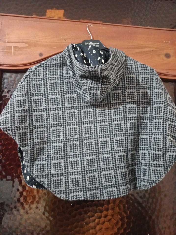 kız çocuk panço - Görsel 3