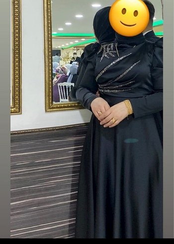 Diğer Siyah Uzun taşli.abiye