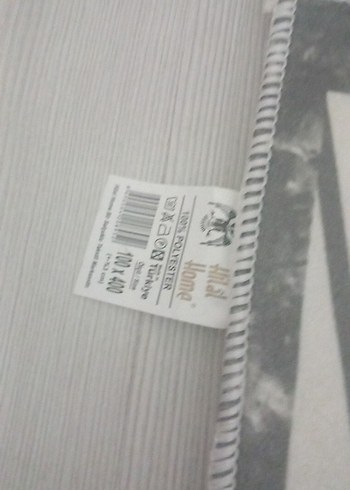 Gri Geometrik Desenli Modern Halı - Görsel 2