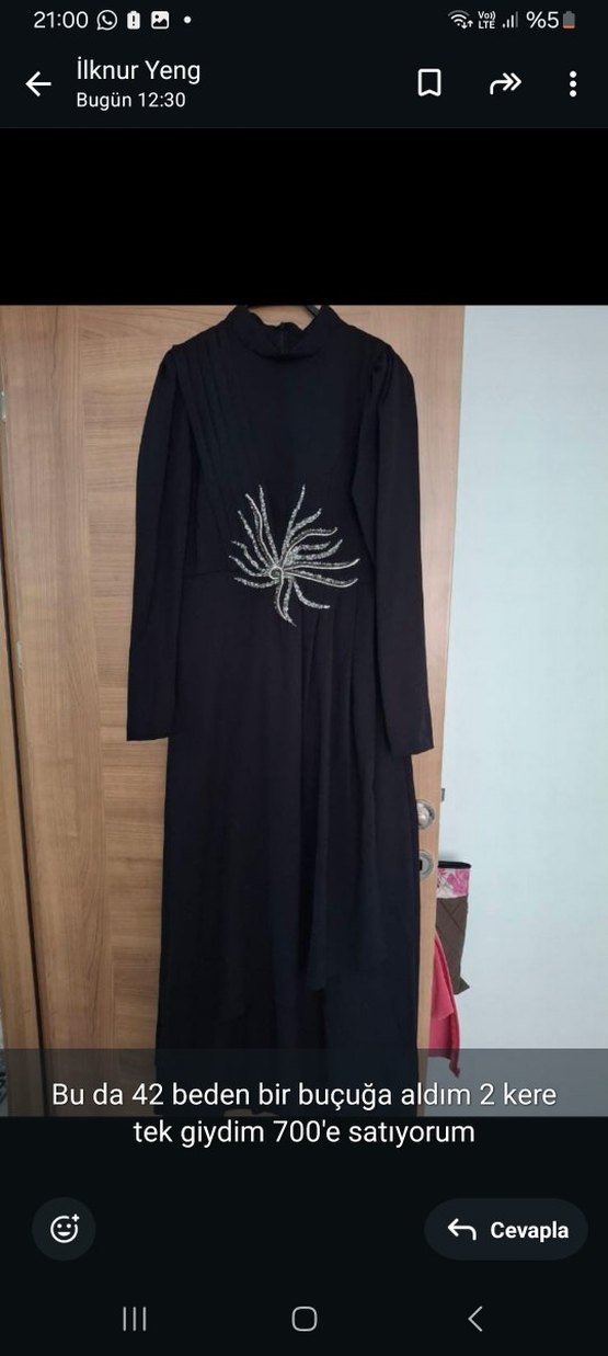 Uzun Kol Abiye - Görsel 2