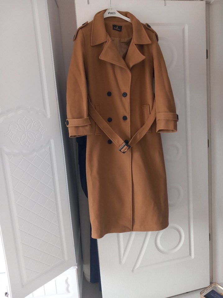 Bordo Uzun Bohem Fırfırlı Elbise - Görsel 3