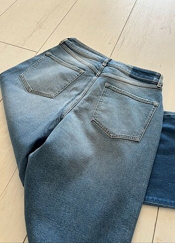 38 Beden mavi Renk Bol paca jean