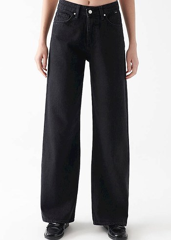 Kadın antrasit wideleg Kot Pantolon - Görsel 2