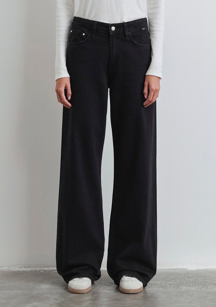 Kadın antrasit wideleg Kot Pantolon - Görsel 3