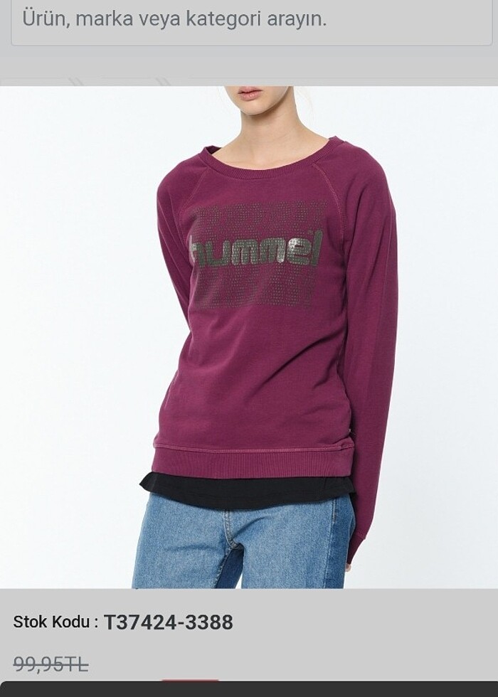 Hummel kadın sweat  - Görsel 5