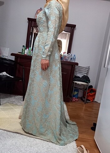 Tesettür abiye elbise - Görsel 9