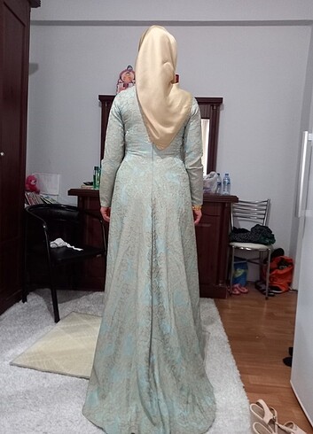 Tesettür abiye elbise - Görsel 13