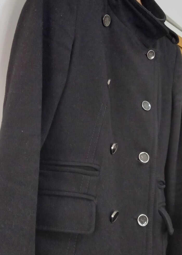 Mango kaşe kaban - Görsel 5