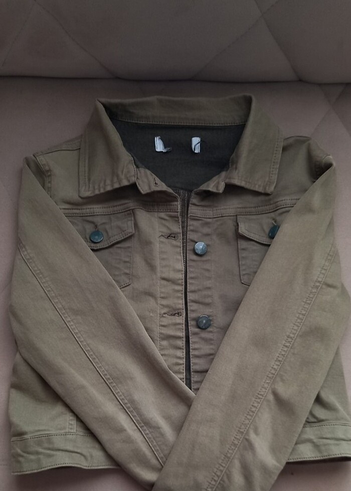 Haki kot ceket - Görsel 2