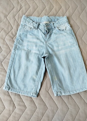 Erkek Çocuk Açık Mavi Denim Şort