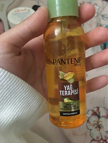 Pantene saç serumu ve dermokil saç maskesi