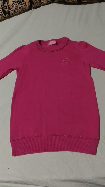 Pembe bisiklet yaka LC waikiki marka kız çocuk kazak