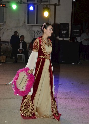 m Beden Bordo Kadın Uzun Kol Henna Elbise