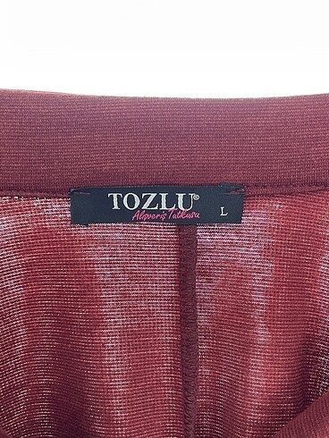 l Beden bordo Renk Diğer Uzun Elbise %70 İndirimli.