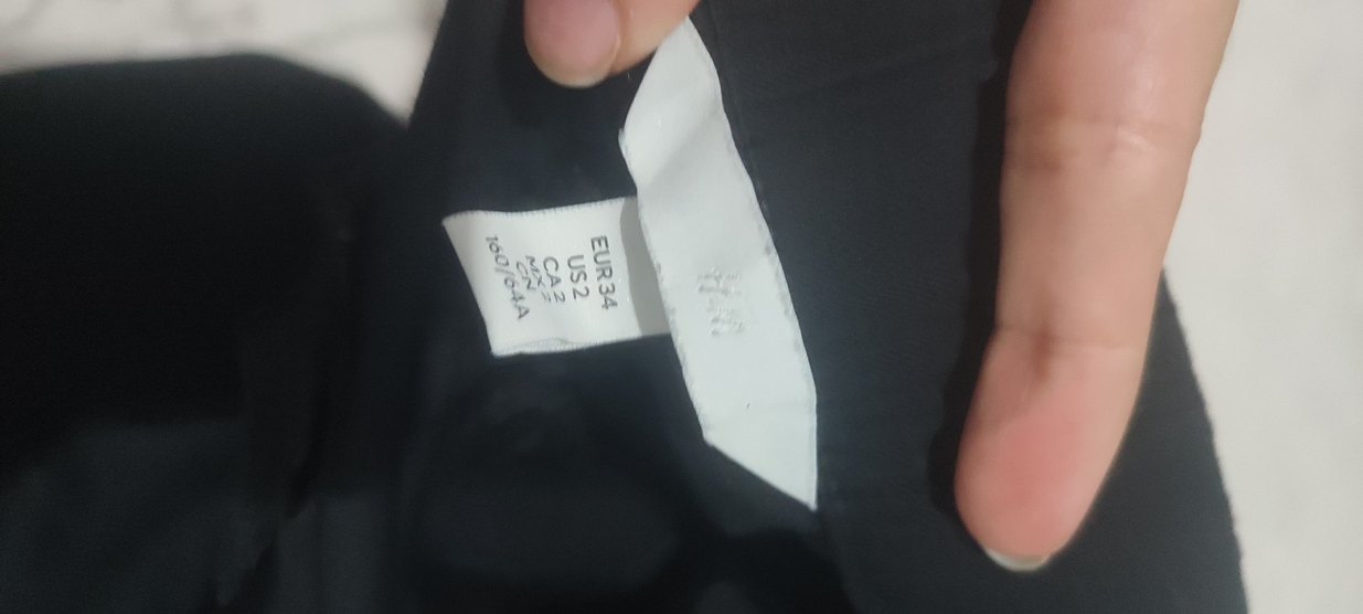 Siyah Düz Ofis Kadın Pantolon - Görsel 2