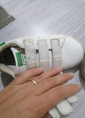 27 Beden beyaz Renk Adidas 27 numara spor Ayakkabı 