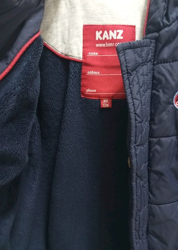 Erkek Çocuk Lacivert Kapüşonlu Mont - Görsel 2