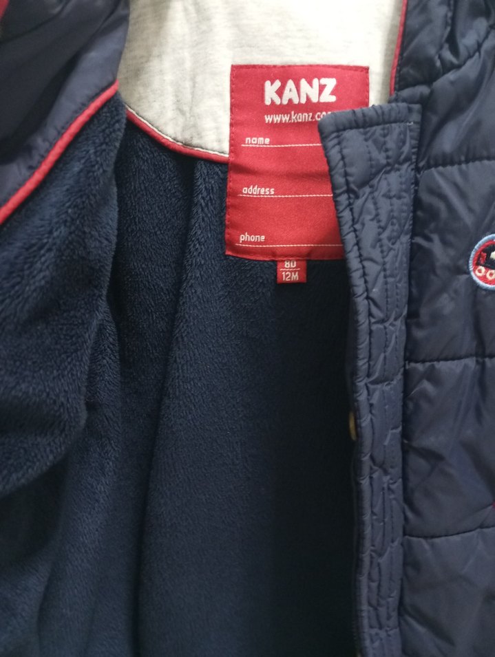 Erkek Çocuk Lacivert Kapüşonlu Mont - Görsel 2