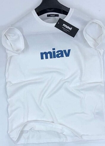 MAVİ MİAV T-SHİRT
