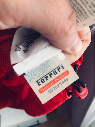 l/xl Beden kırmızı Renk Ferrari yağmurluk